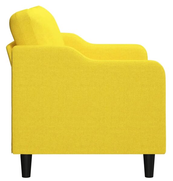 Dvosjed od tkanine svjetložuti 120 cm - Svjetložuta 120 cm Svjetložuta 120 cm