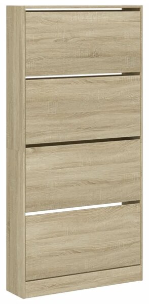 Ormarić za cipele s 4 ladice boja hrasta 80 x 21 x 163 5 cm - sonoma hrast 80 x 21 x 163.5 cm 1 1