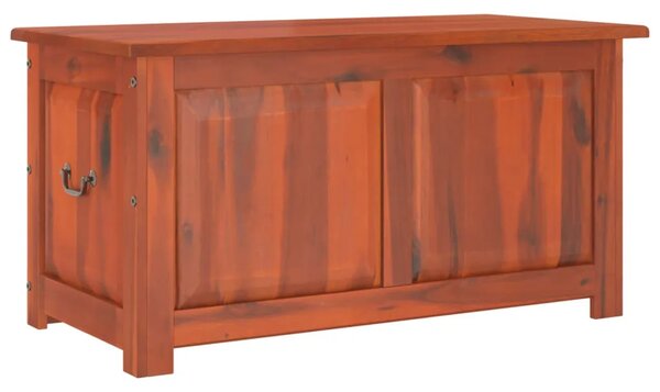 Škrinja za pohranu s poklopcem smeđa masivno bagremovo drvo - Smeđa 110 x 55 x 57 cm 1 Smeđa