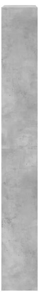 Ormarić za cipele s 4 ladice siva boja betona 80x21x163 5 cm - Beton siva 80 x 21 x 163.5 cm 1 1