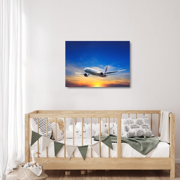 Staklena slika aviona (70x50 cm)