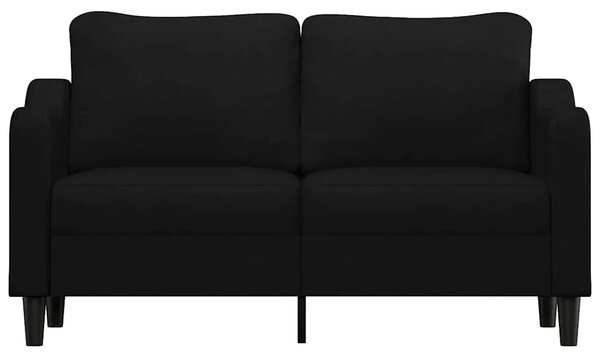 Dvosjed od tkanine crni 140 cm - Crna 1 140 cm Crna
