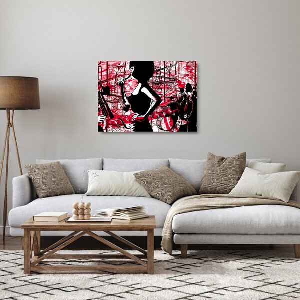 Staklena slika - Jazz (70x50 cm)