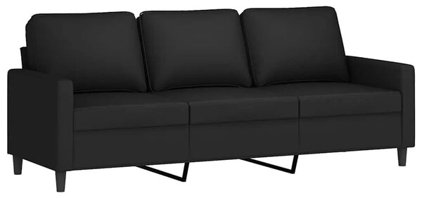 Trosjed od tkanine crna 180 cm baršunasti - Crna 1 180 cm Crna