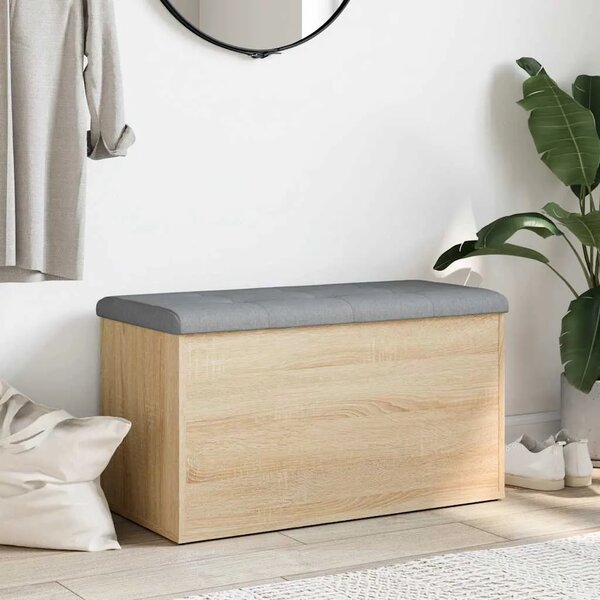 Klupa za odlaganje Sonoma hrast 82x42x45 cm Konstruirano drvo - sonoma hrast 82 x 42 x 45 cm Sonoma hrast 82 x 42 x 45 cm