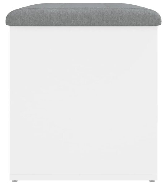 Klupa za odlaganje bijela 62x42x45 cm inženjerski drvo - Bijela 62 x 42 x 45 cm Bijela 62 x 42 x 45 cm