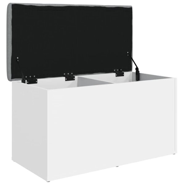 Klupa za odlaganje bijela 82x42x45 cm inženjerski drvo - Bijela 82 x 42 x 45 cm Bijela 82 x 42 x 45 cm
