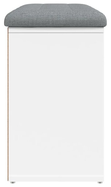 Klupa za cipele bijela 82x32x50 cm inženjerski drvo - Bijela 82 x 32 x 50 cm Bijela 82 x 32 x 50 cm