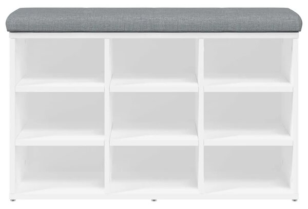 Klupa za cipele bijela 82x32x50 cm inženjerski drvo - Bijela 82 x 32 x 50 cm Bijela 82 x 32 x 50 cm