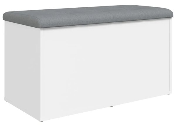 Klupa za odlaganje bijela 82x42x45 cm inženjerski drvo - Bijela 82 x 42 x 45 cm Bijela 82 x 42 x 45 cm