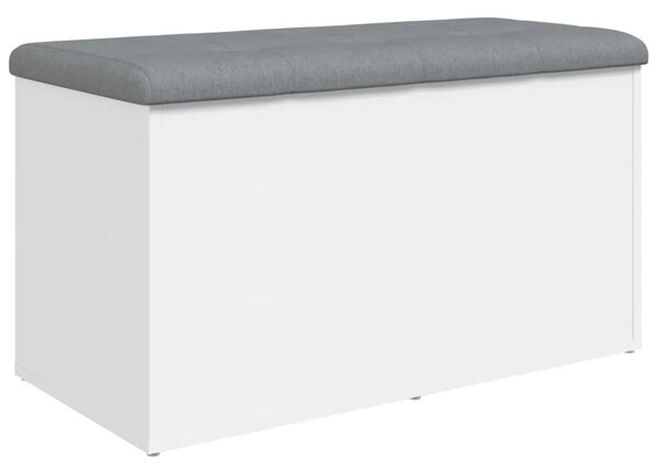 Klupa za odlaganje bijela 82x42x45 cm inženjerski drvo - Bijela 82 x 42 x 45 cm Bijela 82 x 42 x 45 cm