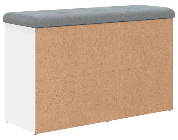 Klupa za cipele bijela 82x32x50 cm inženjerski drvo - Bijela 82 x 32 x 50 cm Bijela 82 x 32 x 50 cm