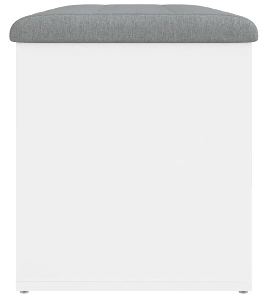 Klupa za odlaganje bijela 82x42x45 cm inženjerski drvo - Bijela 82 x 42 x 45 cm Bijela 82 x 42 x 45 cm