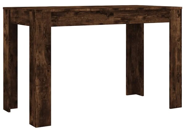 Blagovaonski stol boja dimljenog hrasta 120 x 60 x 76 cm drveni - Dimljeni hrast 1 Dimljeni hrast