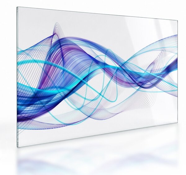 Staklena slika apstrakcije (70x50 cm)