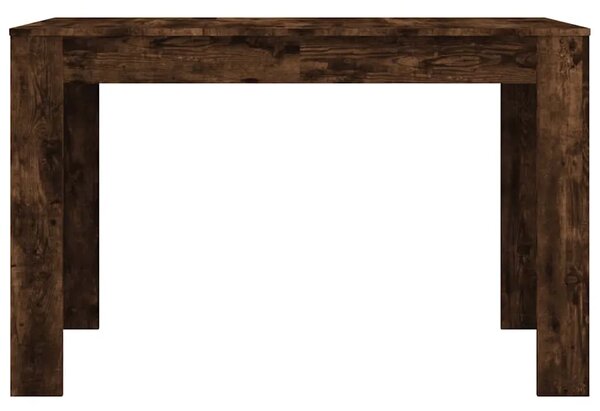 Blagovaonski stol boja dimljenog hrasta 120 x 60 x 76 cm drveni - Dimljeni hrast 1 Dimljeni hrast