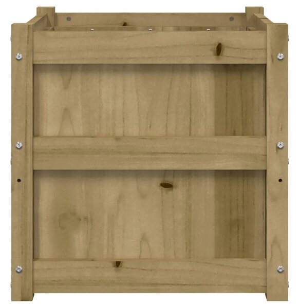 Vrtna sadilica 50 x 50 x 50 cm od impregnirane borovine - Prirodno impregnirano 1 Prirodno impregnirano 1