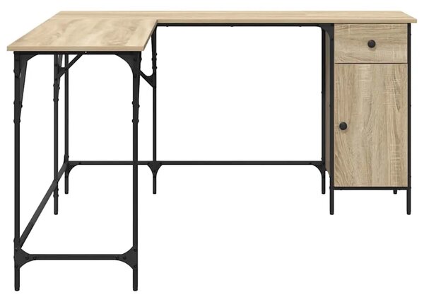 Radni stol boja hrasta sonome 141x141x75 cm konstruirano drvo - sonoma hrast Sonoma hrast
