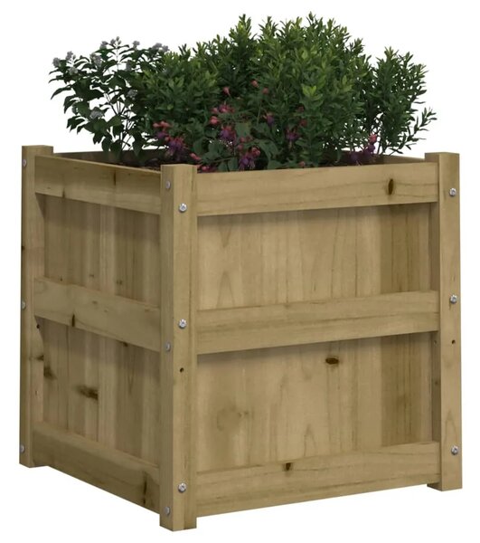 Vrtna sadilica 50 x 50 x 50 cm od impregnirane borovine - Prirodno impregnirano 1 Prirodno impregnirano 1