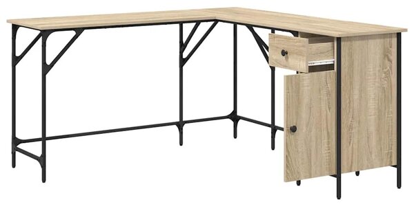 Radni stol boja hrasta sonome 141x141x75 cm konstruirano drvo - sonoma hrast Sonoma hrast