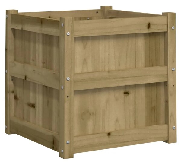 Vrtna sadilica 50 x 50 x 50 cm od impregnirane borovine - Prirodno impregnirano 1 Prirodno impregnirano 1