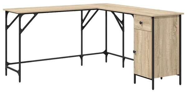 Radni stol boja hrasta sonome 141x141x75 cm konstruirano drvo - sonoma hrast Sonoma hrast