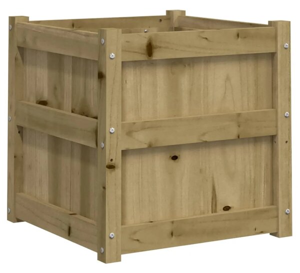 Vrtna sadilica 50 x 50 x 50 cm od impregnirane borovine - Prirodno impregnirano 1 Prirodno impregnirano 1