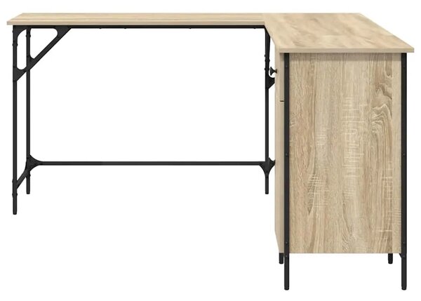 Radni stol boja hrasta sonome 141x141x75 cm konstruirano drvo - sonoma hrast Sonoma hrast