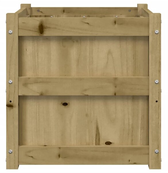 Vrtna sadilica 50 x 50 x 50 cm od impregnirane borovine - Prirodno impregnirano 1 Prirodno impregnirano 1