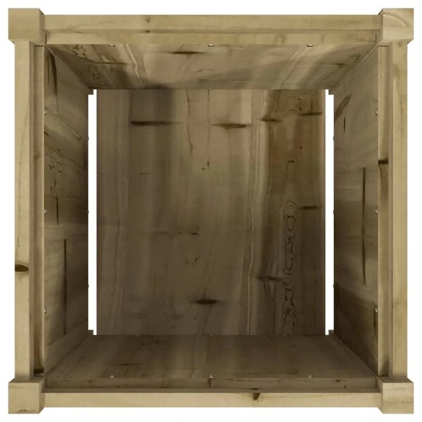 Vrtna sadilica 50 x 50 x 50 cm od impregnirane borovine - Prirodno impregnirano 1 Prirodno impregnirano 1