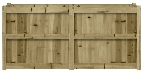 Vrtna sadilica 150 x 50 x 70 cm od impregnirane borovine - Prirodno impregnirano 1 Prirodno impregnirano