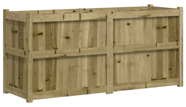 Vrtna sadilica 150 x 50 x 70 cm od impregnirane borovine - Prirodno impregnirano 1 Prirodno impregnirano