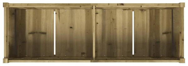 Vrtna sadilica 150 x 50 x 70 cm od impregnirane borovine - Prirodno impregnirano 1 Prirodno impregnirano