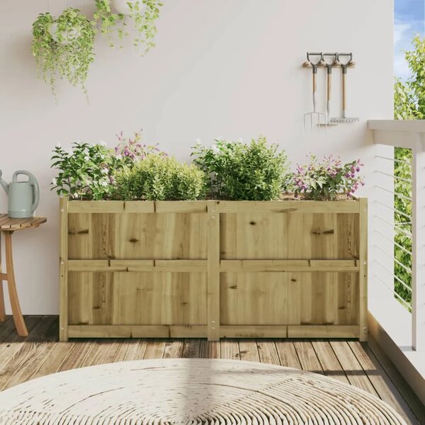 Vrtna sadilica 150 x 50 x 70 cm od impregnirane borovine - Prirodno impregnirano 1 Prirodno impregnirano