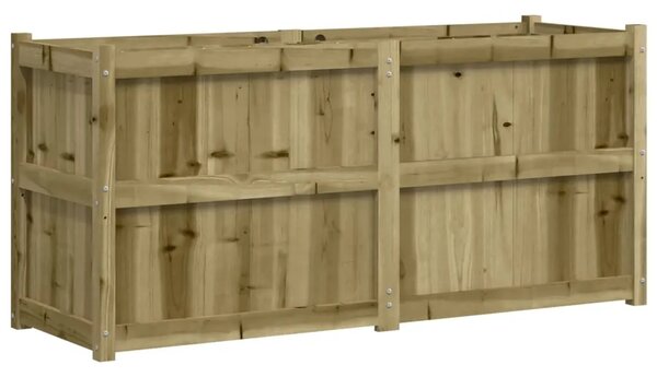 Vrtna sadilica 150 x 50 x 70 cm od impregnirane borovine - Prirodno impregnirano 1 Prirodno impregnirano