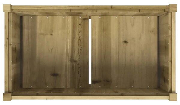 Vrtna sadilica 90 x 50 x 70 cm od impregnirane borovine - Prirodno impregnirano 1 Prirodno impregnirano