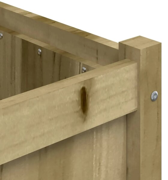Vrtna sadilica 90 x 50 x 70 cm od impregnirane borovine - Prirodno impregnirano 1 Prirodno impregnirano