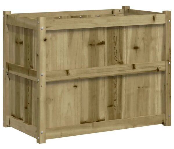 Vrtna sadilica 90 x 50 x 70 cm od impregnirane borovine - Prirodno impregnirano 1 Prirodno impregnirano