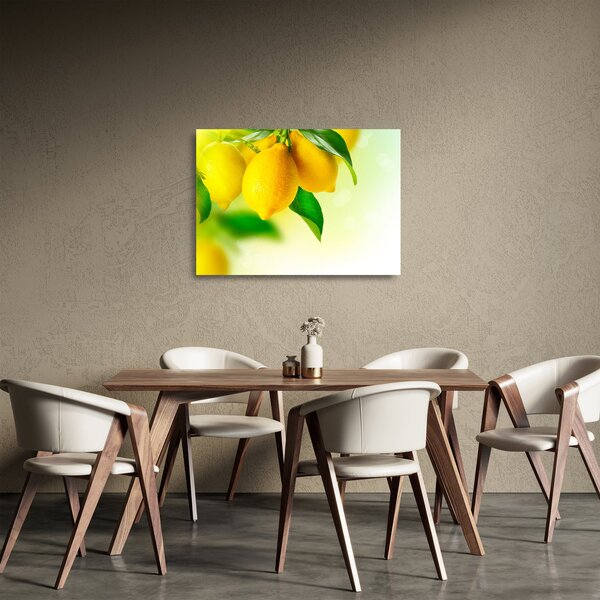 Staklena slika limuna (70x50 cm)