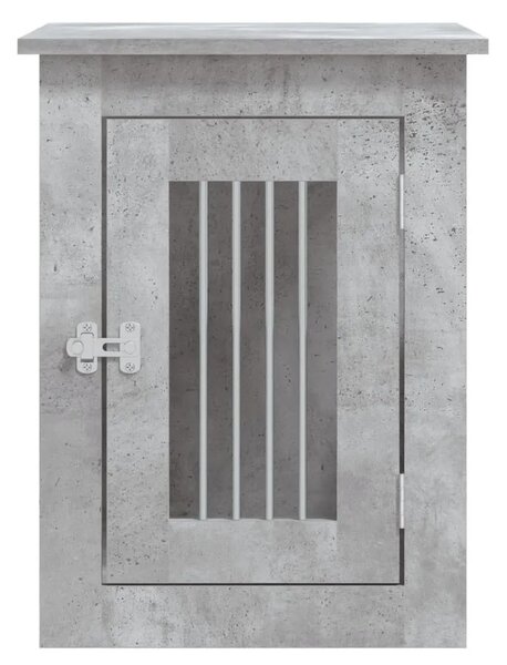 Namještaj s kavezom za pse siva boja betona 45x62x59 cm drveni - Beton siva 45 x 62 x 59 cm Beton siva 45 x 62 x 59 cm