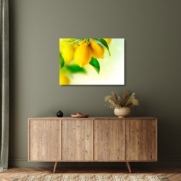 Staklena slika limuna (70x50 cm)