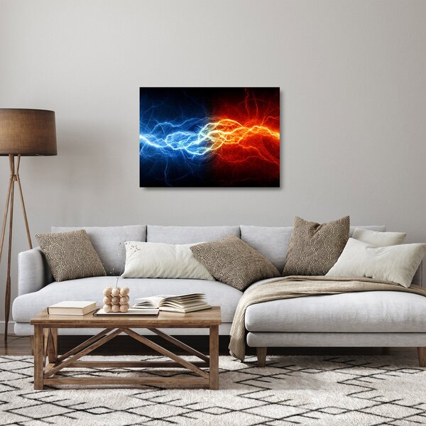 Staklena slika električnog napona (70x50 cm)