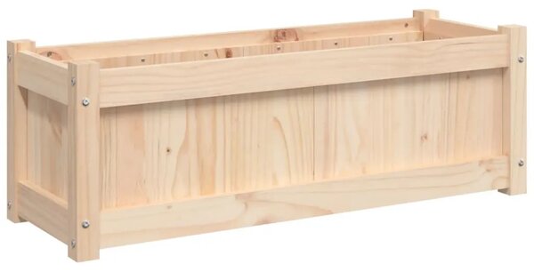 Vrtna sadilica 90x31x31 cm od masivne borovine - Prirodna boja bora 1 Prirodna boja bora 1