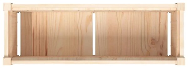 Vrtna sadilica 90x31x31 cm od masivne borovine - Prirodna boja bora 1 Prirodna boja bora 1