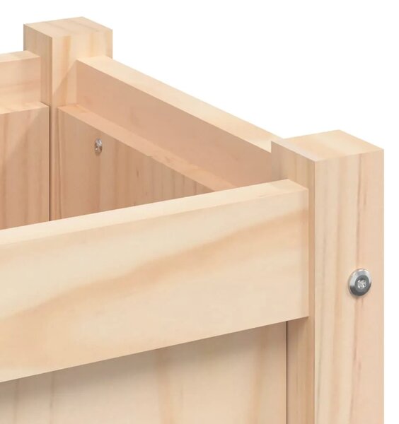 Vrtna sadilica 60x31x31 cm od masivne borovine - Prirodna boja bora 1 Prirodna boja bora 1