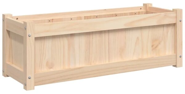 Vrtna sadilica 90x31x31 cm od masivne borovine - Prirodna boja bora 1 Prirodna boja bora 1