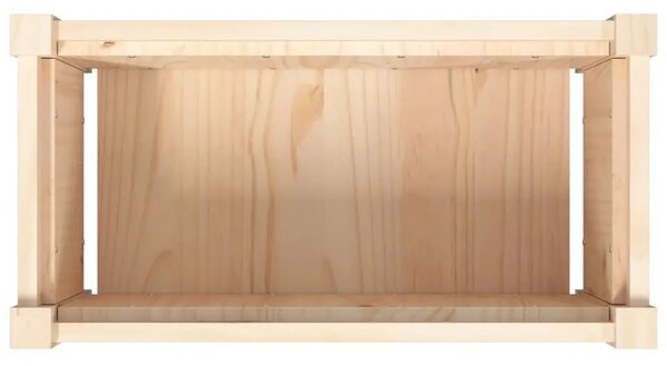 Vrtna sadilica 60x31x31 cm od masivne borovine - Prirodna boja bora 1 Prirodna boja bora 1