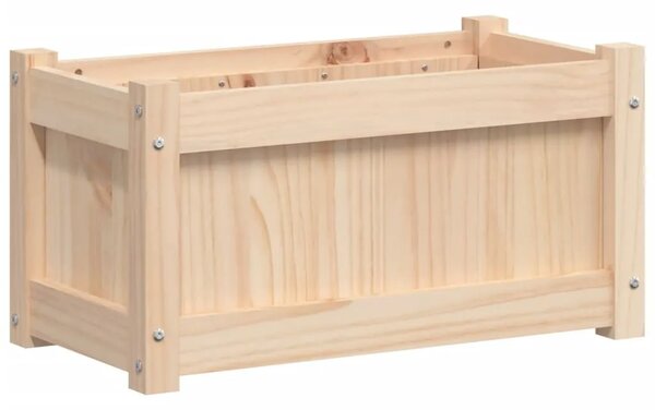 Vrtna sadilica 60x31x31 cm od masivne borovine - Prirodna boja bora 1 Prirodna boja bora 1