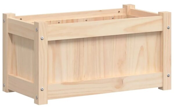 Vrtna sadilica 60x31x31 cm od masivne borovine - Prirodna boja bora 1 Prirodna boja bora 1