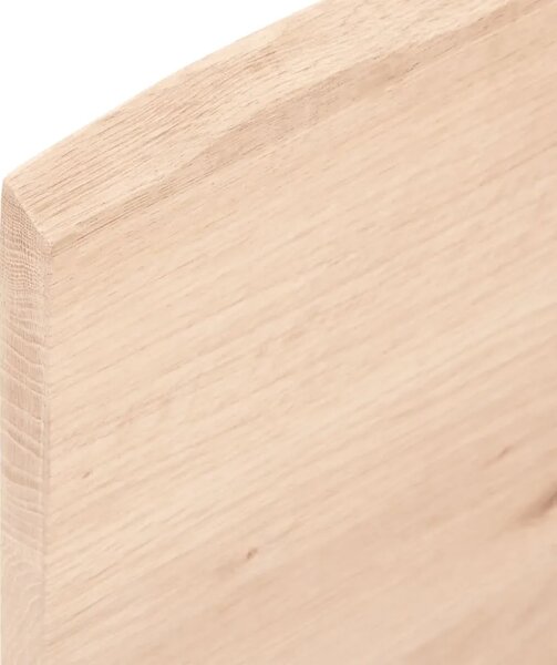 Kupaonska radna ploča 100x50x2 cm netretirano masivno drvo - Prirodna 100 x 50 x 2 cm Prirodna 100 x 50 x 2 cm